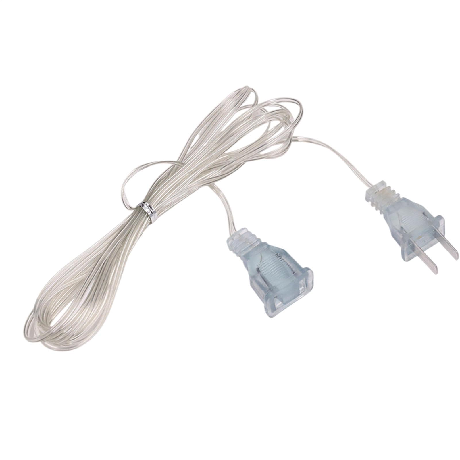 Amazon.co.jp: 透明延長コード、延長コード細い - 10 フィートのクリア